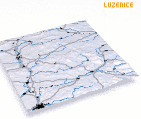 3d view of Luženice