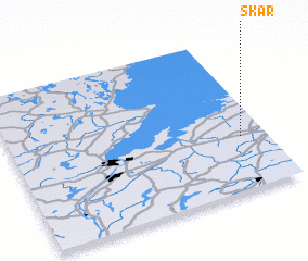 3d view of Skår