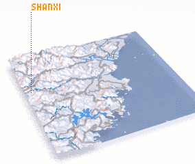 3d view of Shanxi