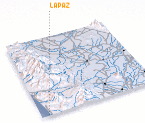 3d view of La Paz