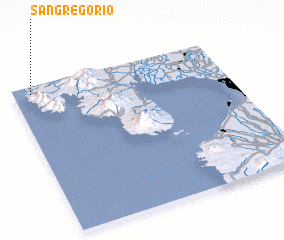 3d view of San Gregorio