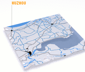 3d view of Huzhou