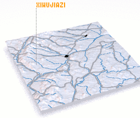 3d view of Xiwujiazi