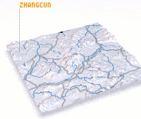 3d view of Zhangcun