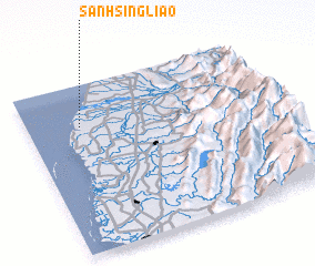 3d view of San-hsing-liao