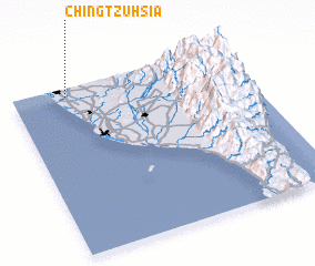 3d view of Ching-tzu-hsia