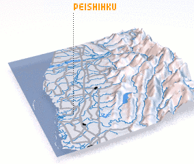 3d view of Pei-shih-k\