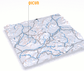 3d view of Qicun