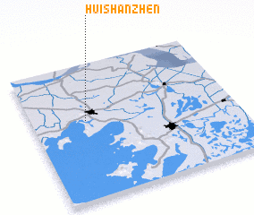 3d view of Huishanzhen