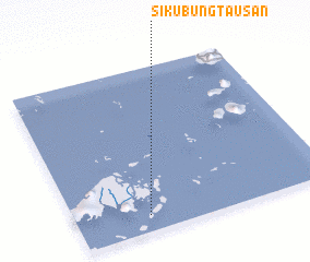 3d view of Si Kubung Tausan