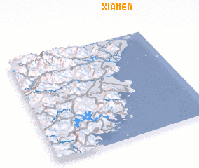 3d view of Xiamen