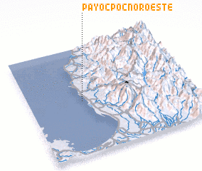 3d view of Payocpoc Noroeste