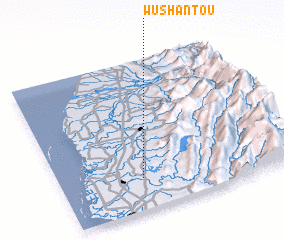 3d view of Wu-shan-t\