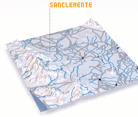 3d view of San Clemente