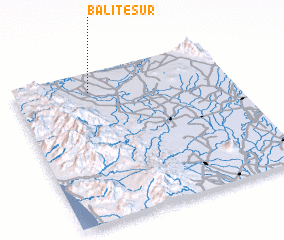 3d view of Balite Sur