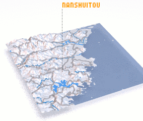 3d view of Nanshuitou