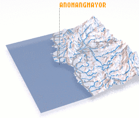 3d view of Anomang Mayor