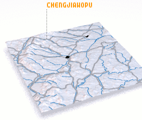 3d view of Chengjiawopu