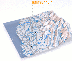 3d view of Hsia-yüan-lin