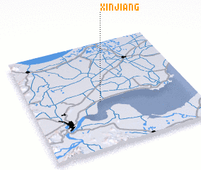 3d view of Xinjiang