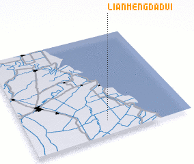 3d view of Lianmengdadui