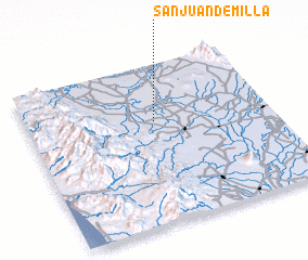 3d view of San Juan de Milla