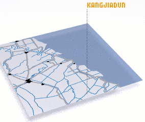 3d view of Kangjiadun