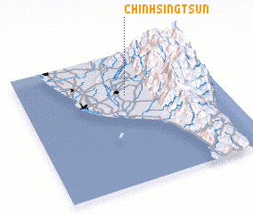 3d view of Chin-hsing-ts\