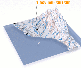 3d view of Ting-yüan-hsin-ts\