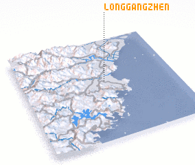 3d view of Longgangzhen