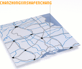 3d view of Xianshuichanzhongxinshafenchang