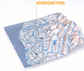 3d view of Hsin-hsing-ts\