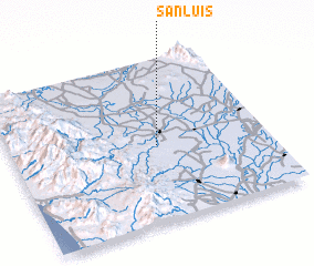 3d view of San Luis