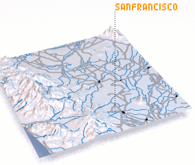 3d view of San Francisco