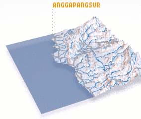 3d view of Anggapang Sur