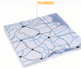 3d view of Yejiagou