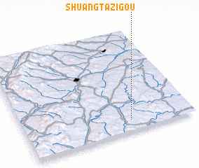 3d view of Shuangtazigou