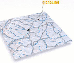 3d view of Qidaoling