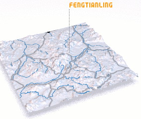 3d view of Fengtianling