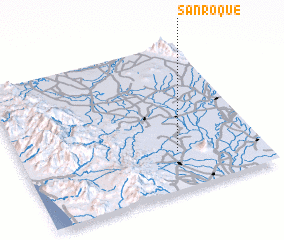 3d view of San Roque