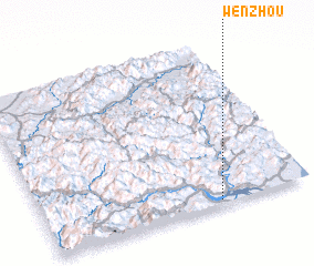 3d view of Wenzhou
