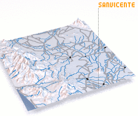 3d view of San Vicente