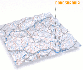 3d view of Dongshanxia