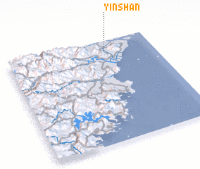 3d view of Yinshan