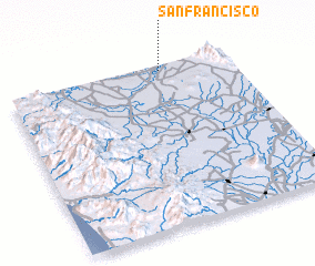 3d view of San Francisco