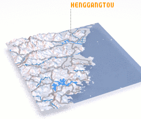 3d view of Henggangtou