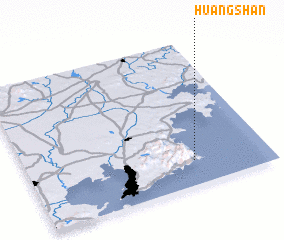 3d view of Huangshan