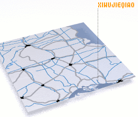 3d view of Xiwujieqiao