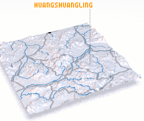 3d view of Huangshuangling