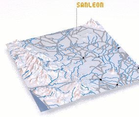 3d view of San Leon